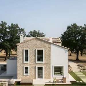 Pastoral Paradise: Stone Meets Sleek