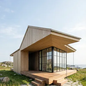 Seaside Gridfront Cabin Retreat