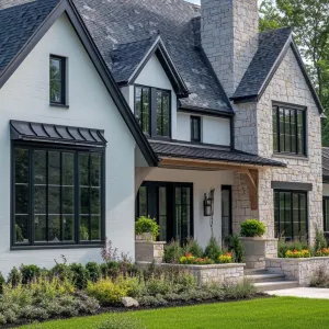 Elegant European Cottage with a Modern Twist