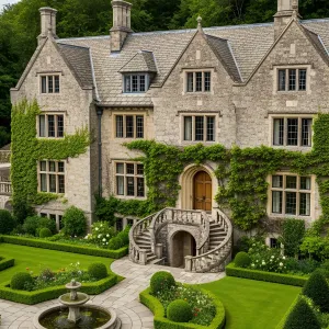 Opulent Woodland Sanctuary with Twisting Vines