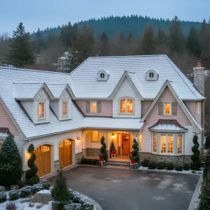 Frost-Kissed Cottage With Copper Bay