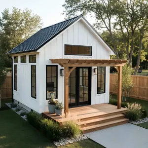 Black-Trim Porchlight Studio