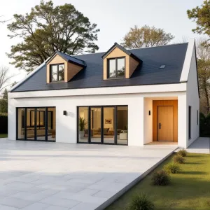 Suburban Serenity: A Dormer Sanctuary