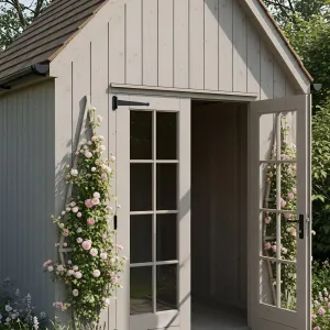 A Quaint Abode Among Blossoms