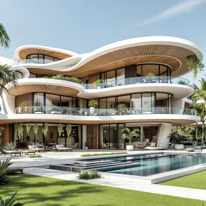 Wave of Luxury: Curves and Comfort