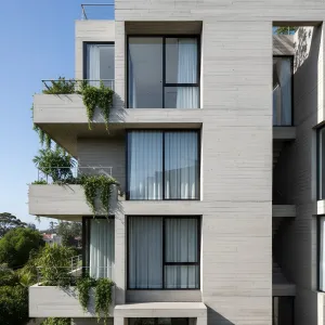 Lush Balconies Concrete Cascade