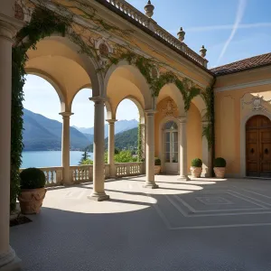 Lakeside Loggia With Verdant Arches