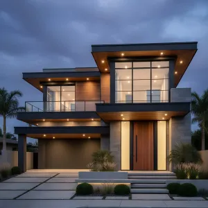 Skyline Ledge With Warm Timber