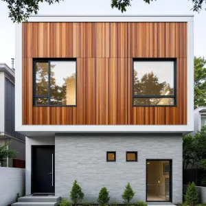 Chic Facade: A Tale of Two Textures