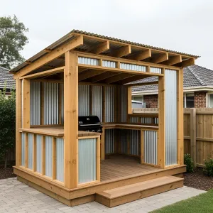 Backyard BBQ Retreat: The Timber Hideaway