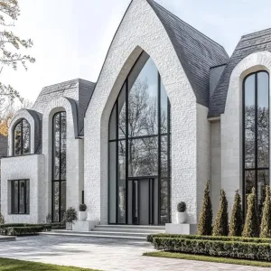 Gothic Grandeur in Glazed Elegance