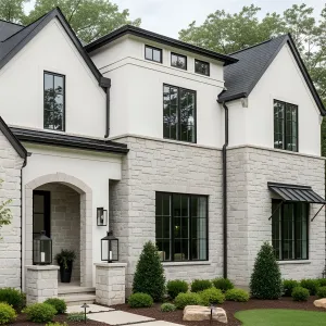 Elegant Harmony in Stone and Stucco