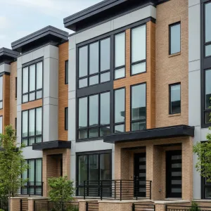 Modern Terrace Townhouse Ensemble