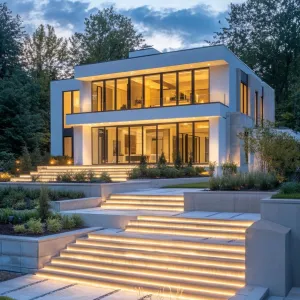 Illuminated Haven of Geometric Delight