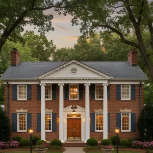 Oakshade Brick Colonnade Residence