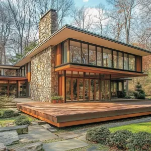 Mid Century Majesty With Stone Charm
