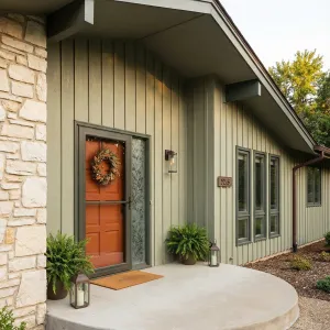 Sage Boardwalk Midcentury Porch Welcome
