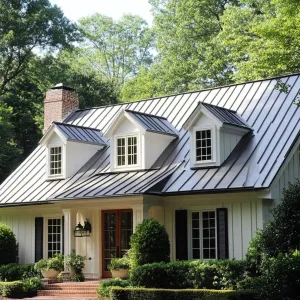 White Cottage Escapade with Shady Companions