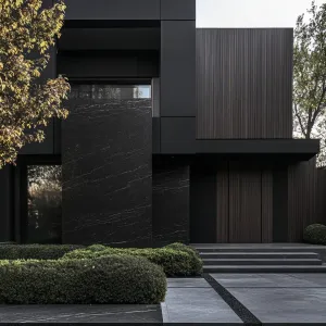 Sleek Minimalist Villa: When the Batmobile Needs a New Spot