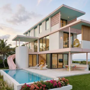 Playwave Villa With Pool Slideway