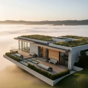 House Among the Clouds: A Sunrise Haven