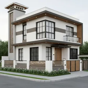 Terrace Band Corner Residence