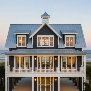 Architectural Marvel by the Seashore