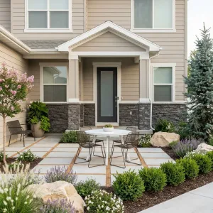 Neighborly Courtyard With Garden Room Feel