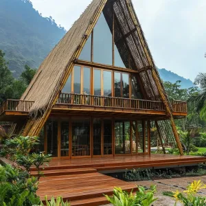 Bamboo Delight: The Rustic Refuge