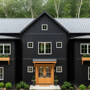 Breathtaking Coal-Clad Barn Escape