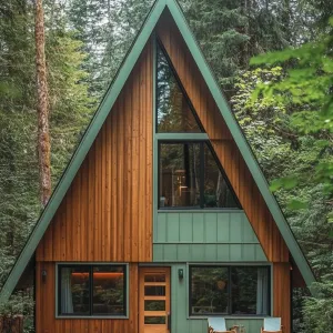 Geometric Retreat: A Woodland Whimsy