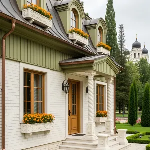 Elegant Escape with Verdant Blooms