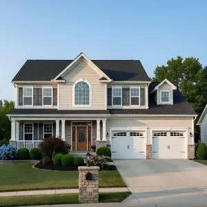 Palladian Porch Suburban Harmony