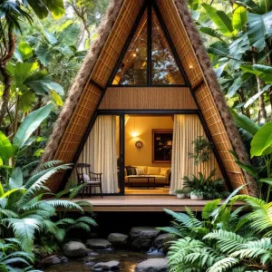 Bamboo A-Frame Hideaway