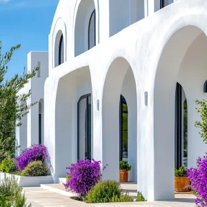Enchanting White Arches Invite You Home