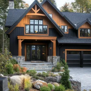The Posh Peak Pad: Where Gables Greet Pines