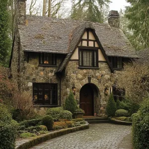 Cozy Cobblestone Castle Amongst the Pines