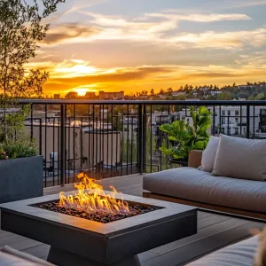Sunset Serenity on the Rooftop