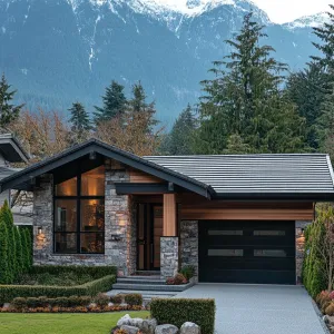 A Mountain Embrace: The Bold Brick Beauty