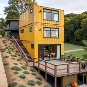 Sunset Cargo Castle: A Vibrant Retreat