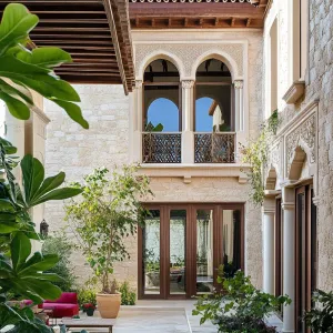 Wooden Delights in Courtyard Haven