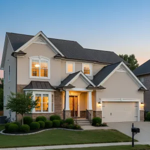 Cream Stucco Gable Blend