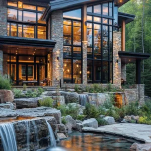 Glass and Stone Symphony in the Wilderness