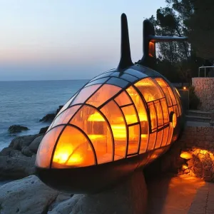Submarine-Inspired Seaside Marvel