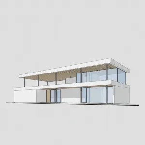 Horizon Strip Glassfront Retreat