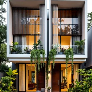 Vertical Vibes: A Duplex in Bloom