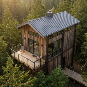 Forest Perch Glassfront Cabin
