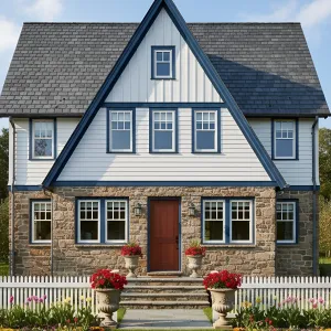 Chic Cottage Quirk: The Stone-Clad Wonder