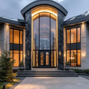 Illuminated Arches of Alpine Grandeur