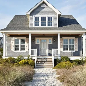Sandy Pathway to Cozy Coastal Home